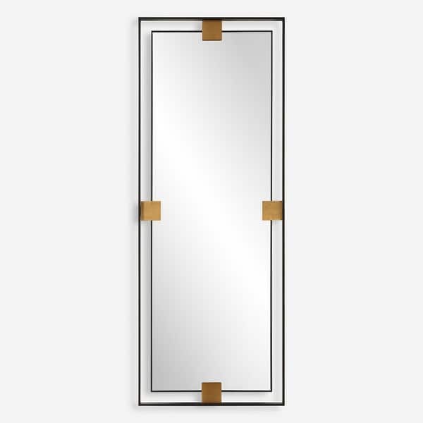 slide 2 of 5, Uttermost Cornerstone Oversized Mirror - 6.875'' H X 28.875'' W X 2'' D