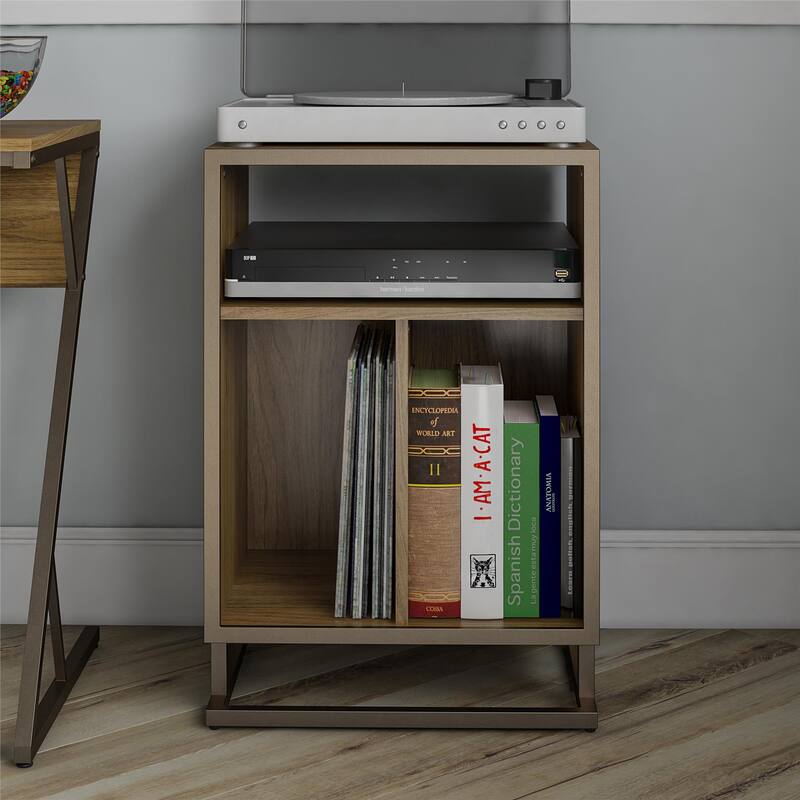 The Novogratz Regal Turntable Stand / End Table