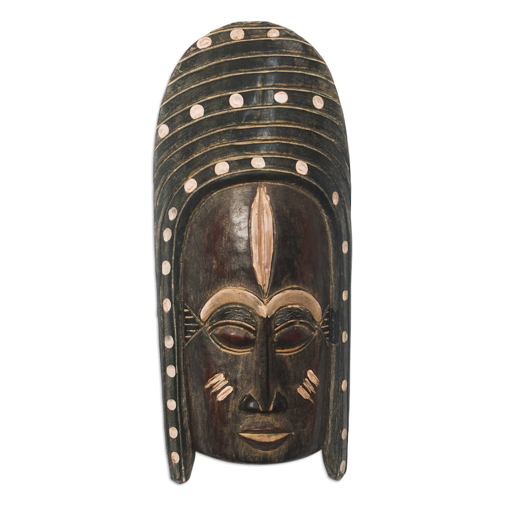 Novica Handmade Ghana Generations African Wood Mask