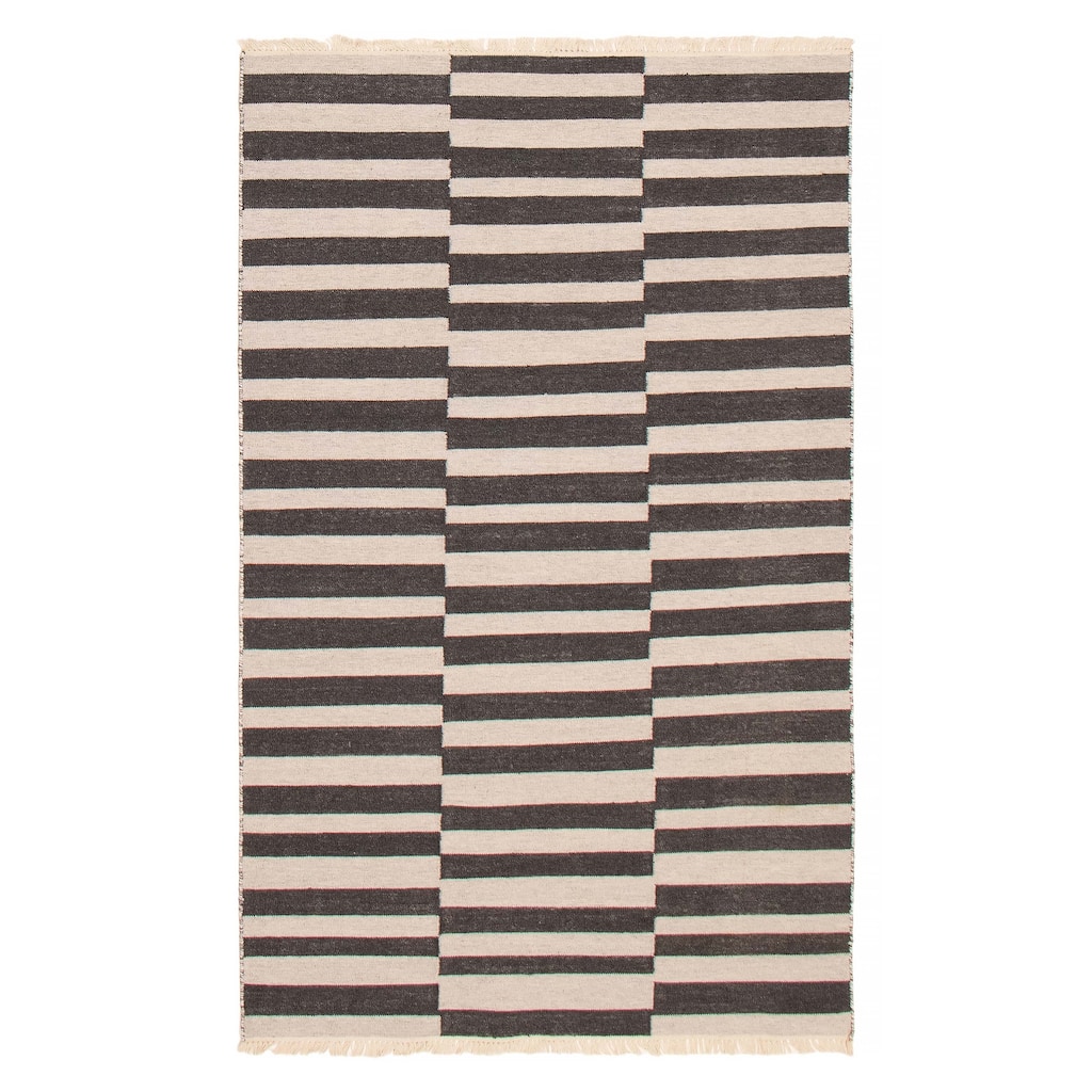 Ankara FW Grey, Grey Kilim 4'11" x 8'0" - 4'11 x 8'0