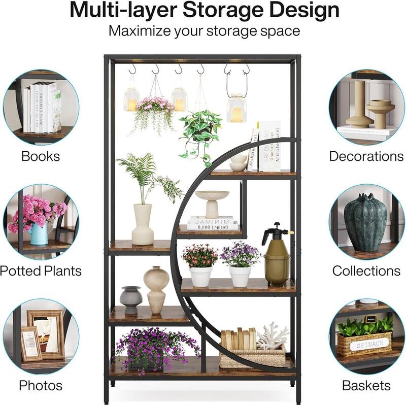 Plant Stand, Plant Rack, Corner BookshelF, Vertical BookshelF, Display Rack