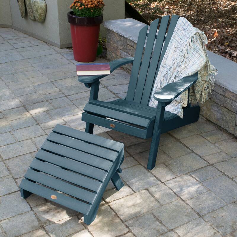 Mandalay Adirondack Chair and Folding Ottoman