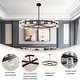 preview thumbnail 18 of 55, KAYLA Modern Chandelier with K9 Crystal