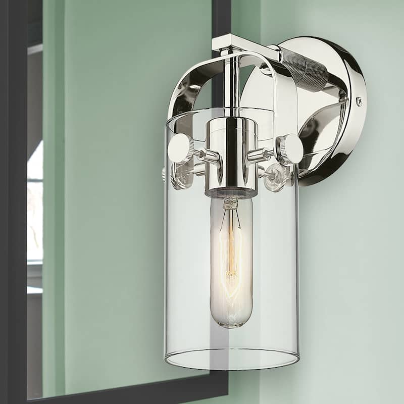 Innovations Lighting 423-1W-5-5 Pilaster II Cylinder Sconce Pilaster