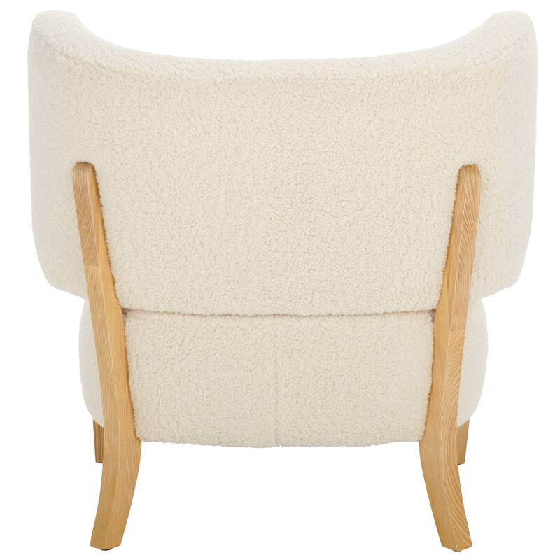 SAFAVIEH Jakoda Wingback Accent Chair, Fully Assembled - 32"W x 27"D x 33"H