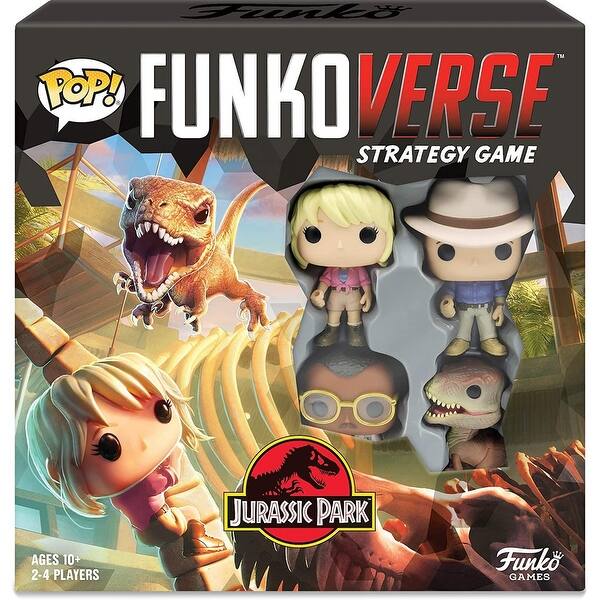 slide 2 of 3, Jurassic Park Funko POP Funkoverse Strategy Game