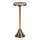 Kate and Laurel Sanzo Metal Side Table - 9x9x23 - Gold