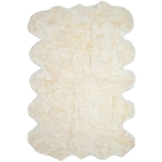 SAFAVIEH Handmade Sheepskin Aybek Genuine Pelt Rug