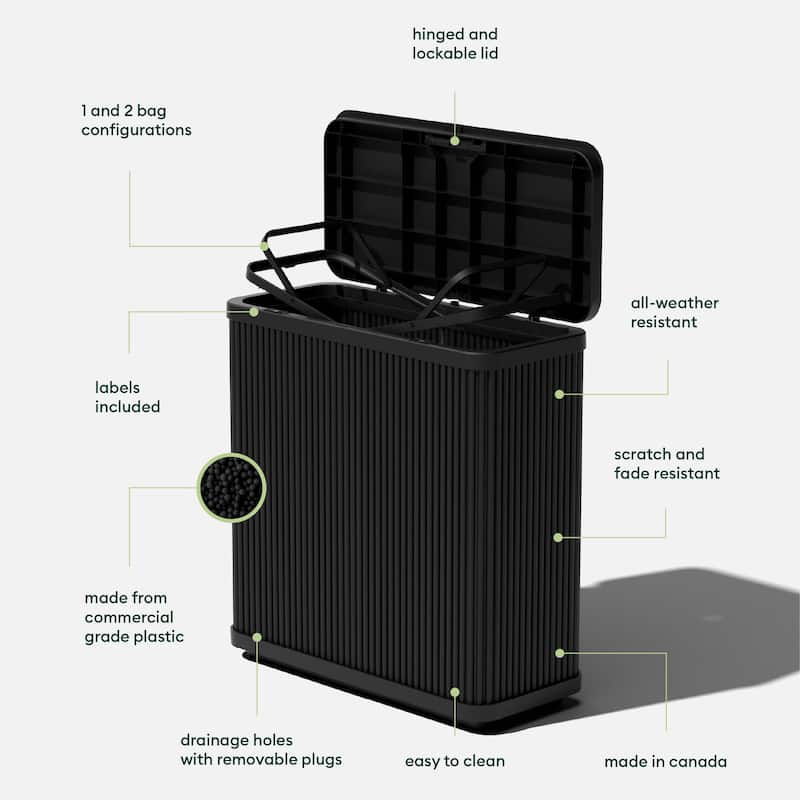 Veradek Tambour Waste Bin