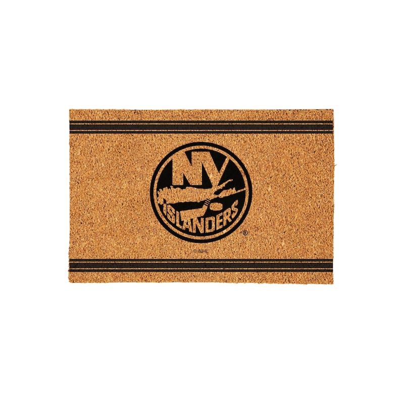 New York Islanders Monochrome Indoor/Outdoor Coir Door Mat