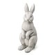 preview thumbnail 39 of 55, Glitzhome MgO Standing Rabbit Bunny Garden Yard Statue Indoor Figurines