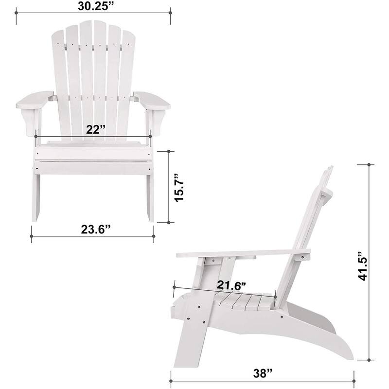 Polystyrene Adirondack Chair