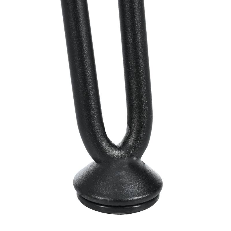 3 Pieces Rattan Bistro Set with A Glass Round Table for Patio