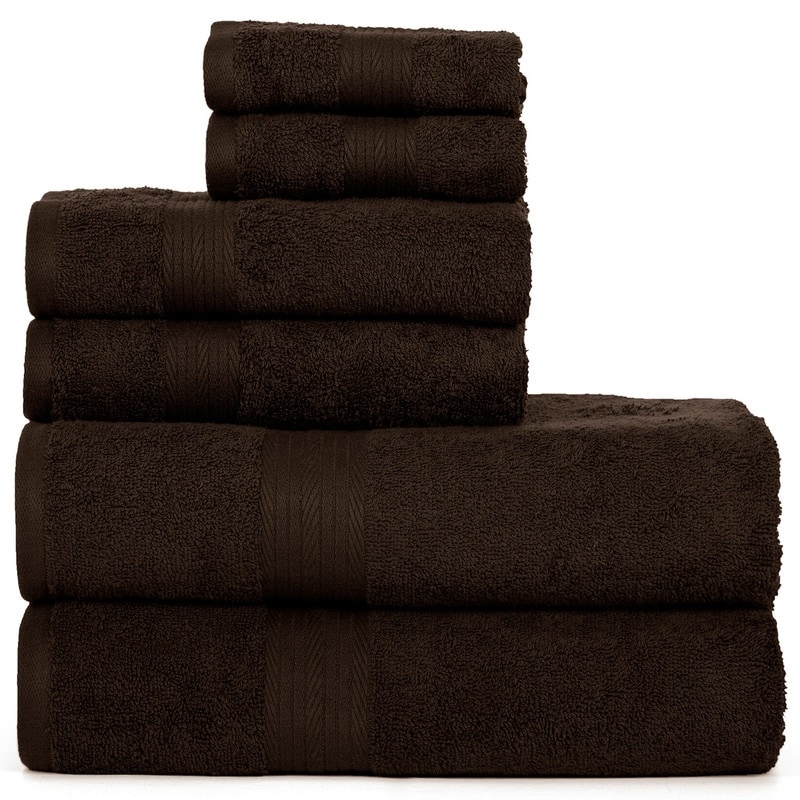 Luxurious Cotton 600 GSM Bathroom Towel Set of 6 by Ample - Picture 17 of 55