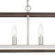 preview thumbnail 29 of 36, Modern Farmhouse 8-light 48In Rectangle Linear Chandelier for Dining Room with UL Certified