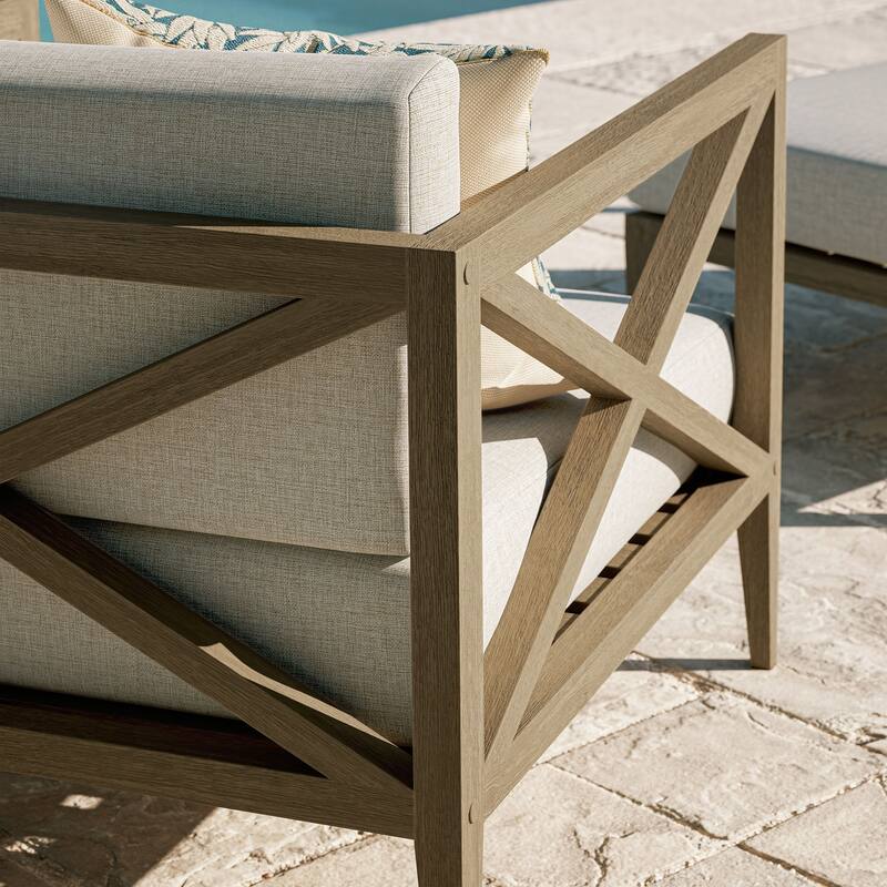 Northlake Outdoor Patio Teak Armchair