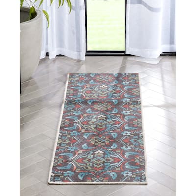 Well Woven Kings Court Florence Tile Multi-Medallion Modern Area Rug