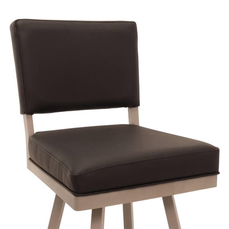 Tempo Furniture Emerson Swivel 26" Counterstool w/ Fully Welded Metal Frame (Commercial Grade) by Furnish Theory (Var. Colors)