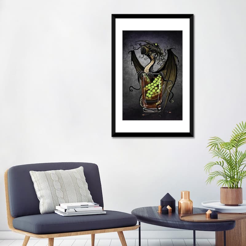 iCanvas "Kraken Storm Dragon" by Stanley Morrison