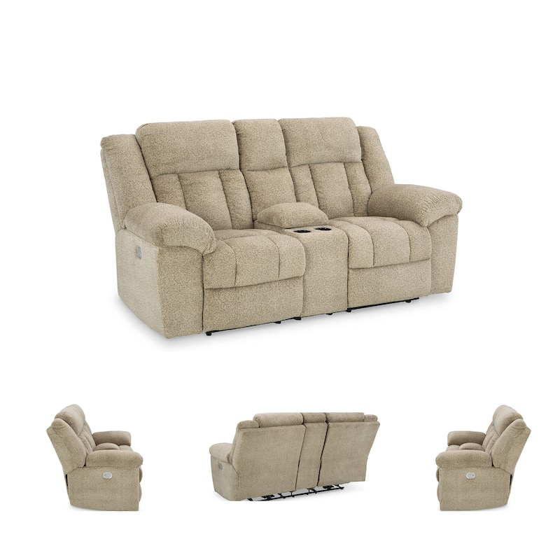 Signature Design by Ashley Tip-Off Power Reclining Loveseat - 80"W x 42"D x 45"H