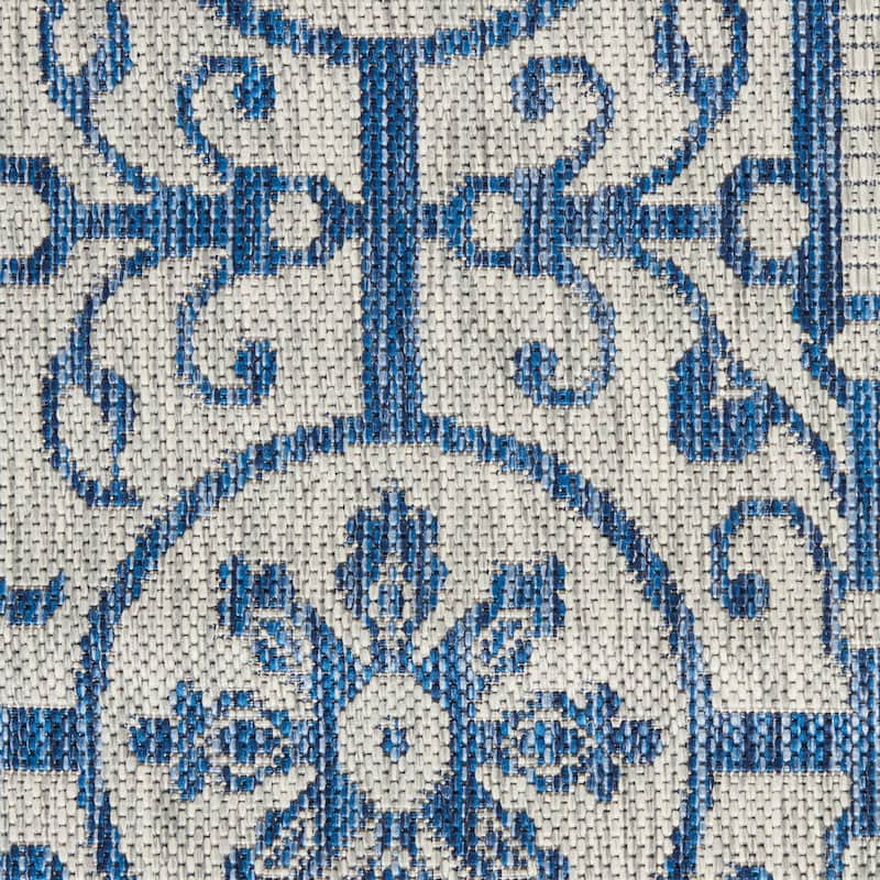 Nourison Garden Party Bordered Indoor/Outdoor Area Rug