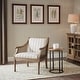 preview thumbnail 1 of 6, Martha Stewart Isla Accent Armchair Set of 2 Beige