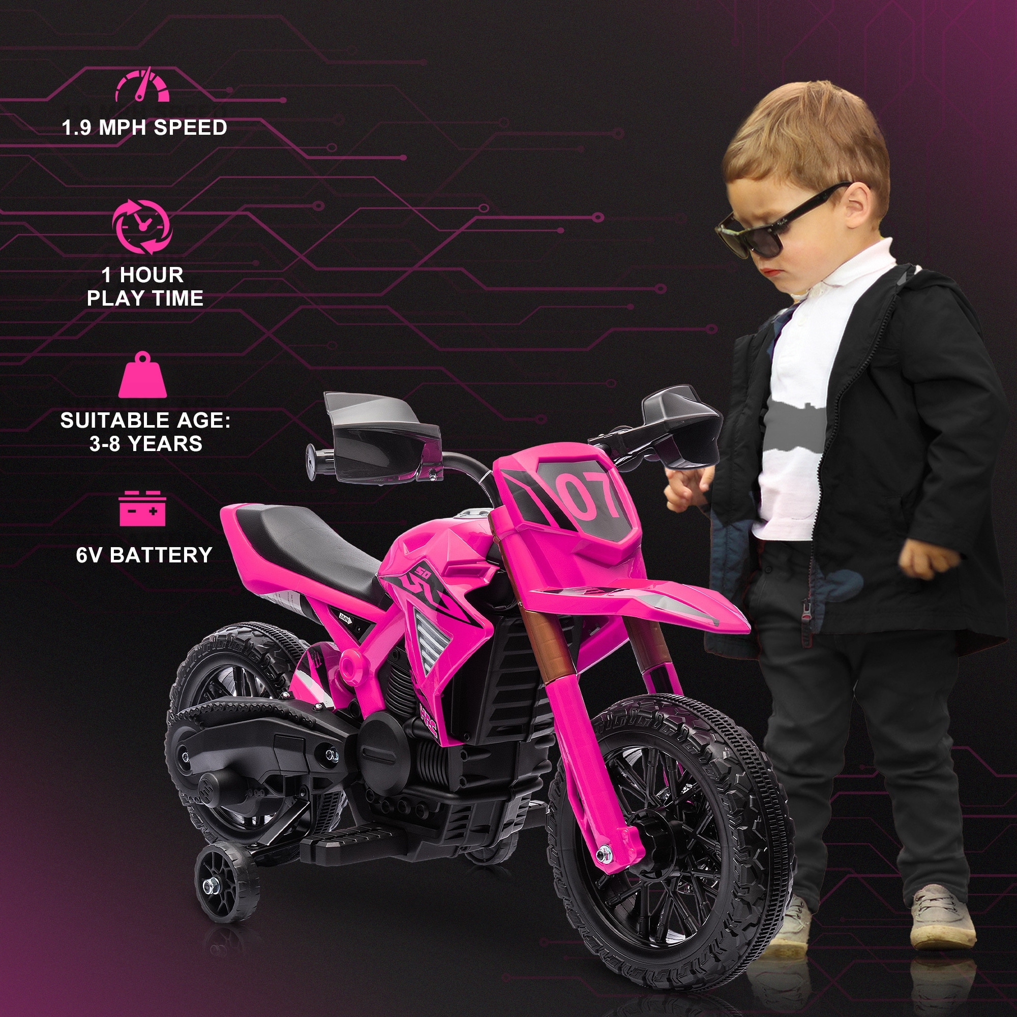 Power Wheels Walmart Pink Motorcycle Pink 6v Dirt Bike 6V Electric