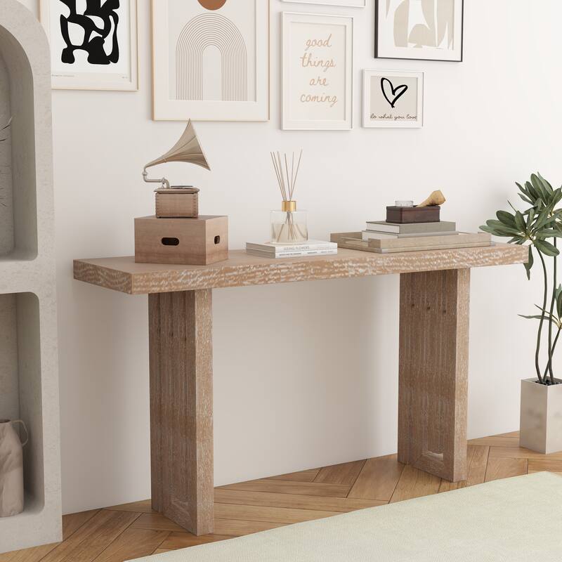 Elegant console table