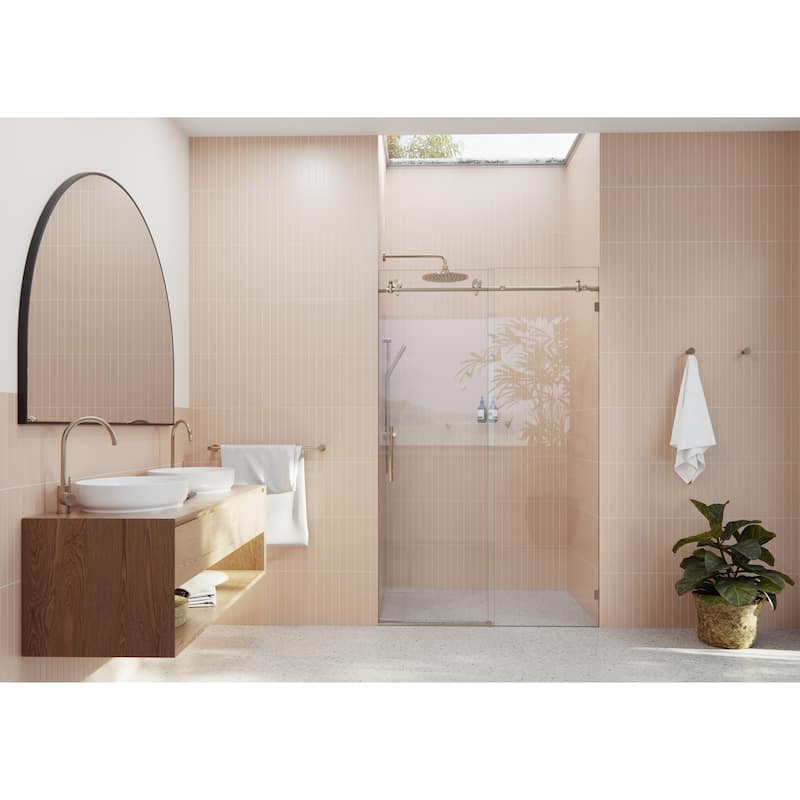 Glass Warehouse 48 in. - 52 in. x 78 in. Frameless Sliding Shower Door