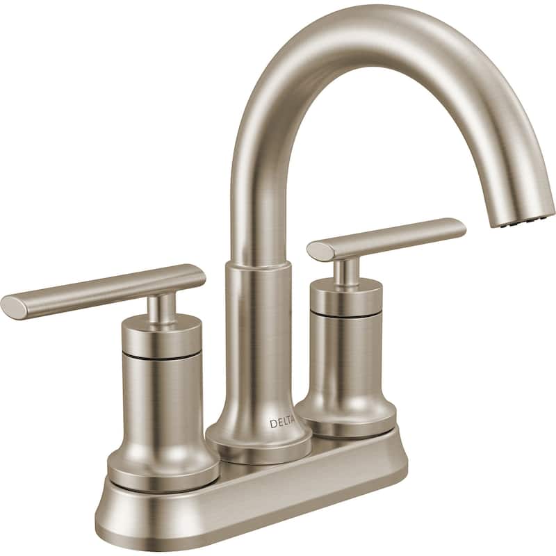 Delta 25442-MPU-DST Altado 1.2 GPM Centerset Bathroom Faucet with Push - Brilliance Stainless