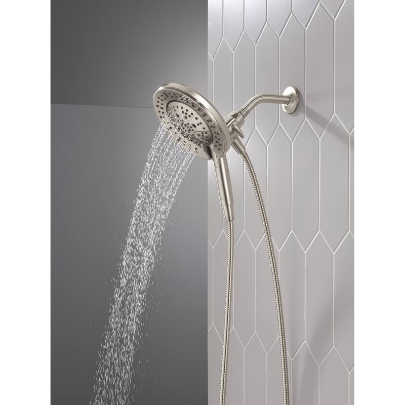 Delta 58651-25 In2ition 2.5 GPM Multi Function 2-in-1 Shower Head and - Lumicoat Champagne Bronze