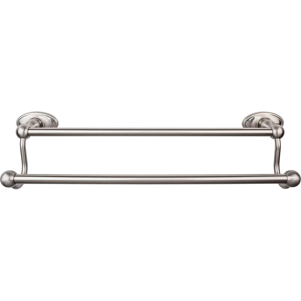 Top Knobs Edwardian Bath 18 Inch Double Towel Bar Oval Backplate