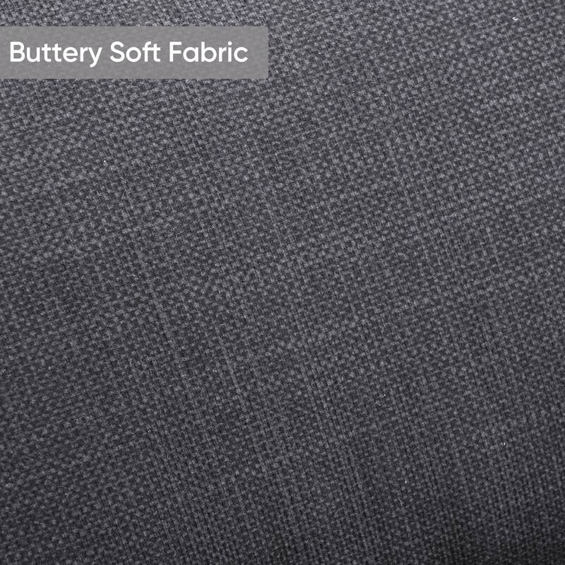 Ainfox Adjustable Sofa Chair Sleeper Sofa Bed Ottoman Couch with Metal Frame