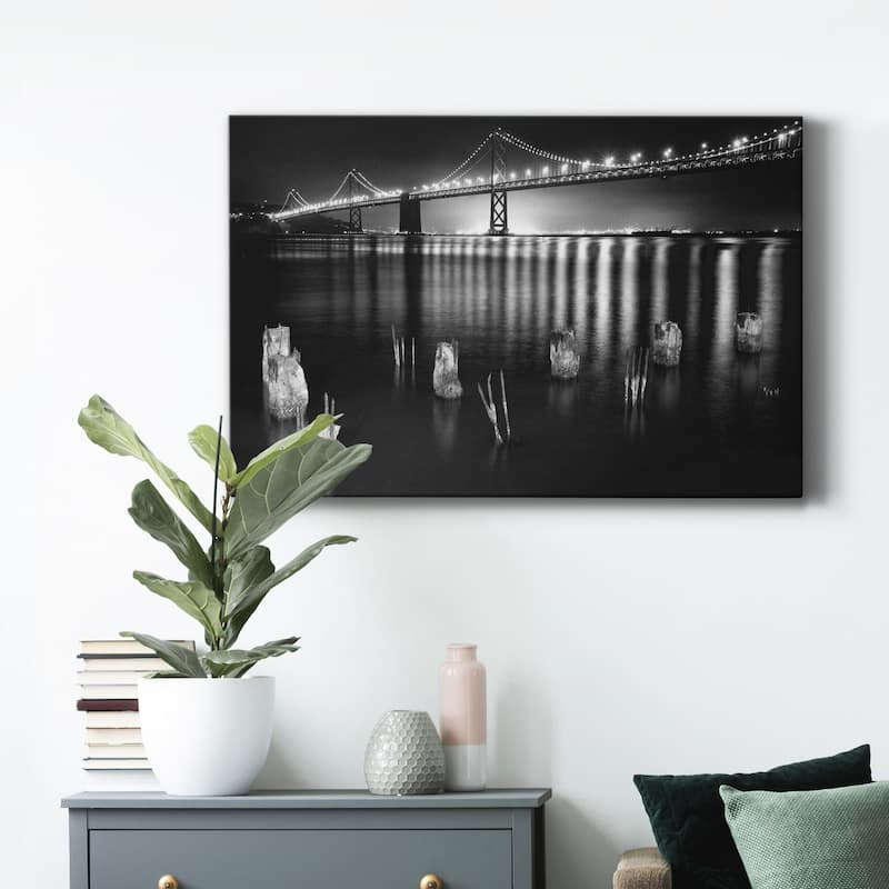 Night Reflections Premium Gallery Wrapped Canvas - Ready to Hang