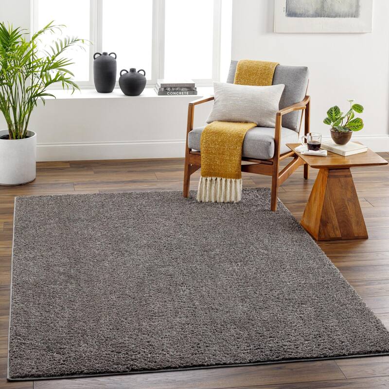 Livabliss Alfombra Machine Washable Plush Area Rug