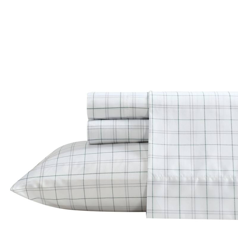 Nautica Broken Lines Embossed Green 8 Piece Comforter Bonus Set