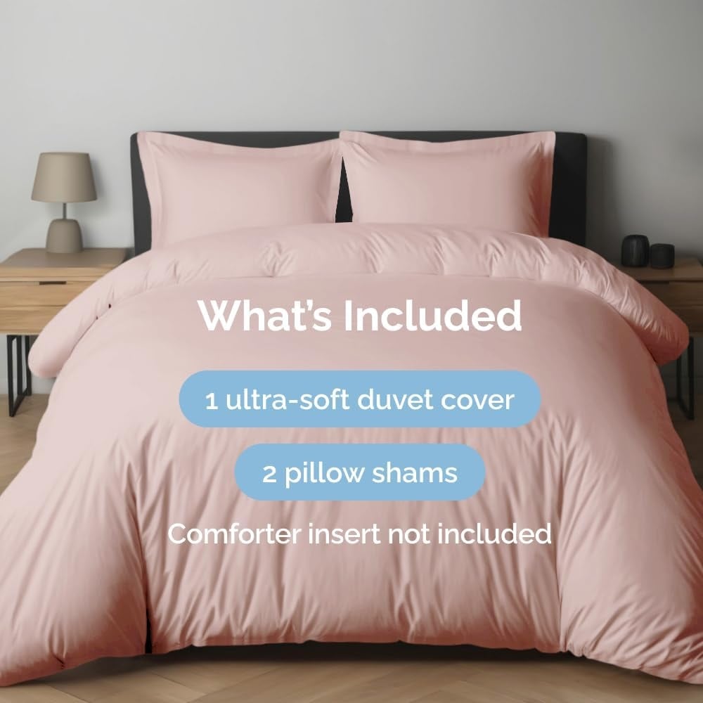 CGK Linens Microfiber Premium Hotel Quality Soft Duvet Cover Set