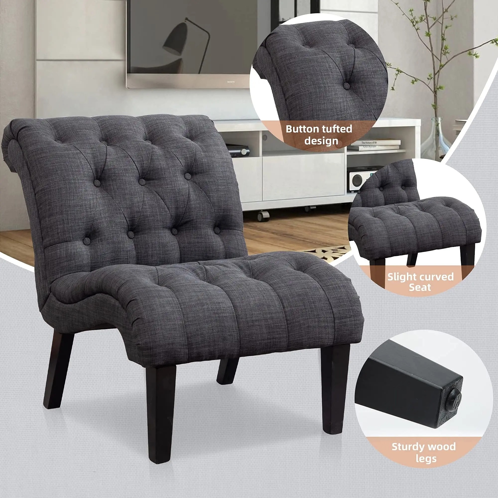 Living room outlet chairs upholstered