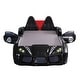 preview thumbnail 8 of 6, Modern Novelty Style Twin Size Bed Race Car Design Attached Two Magnetic Doors With Led Lights On Wheels