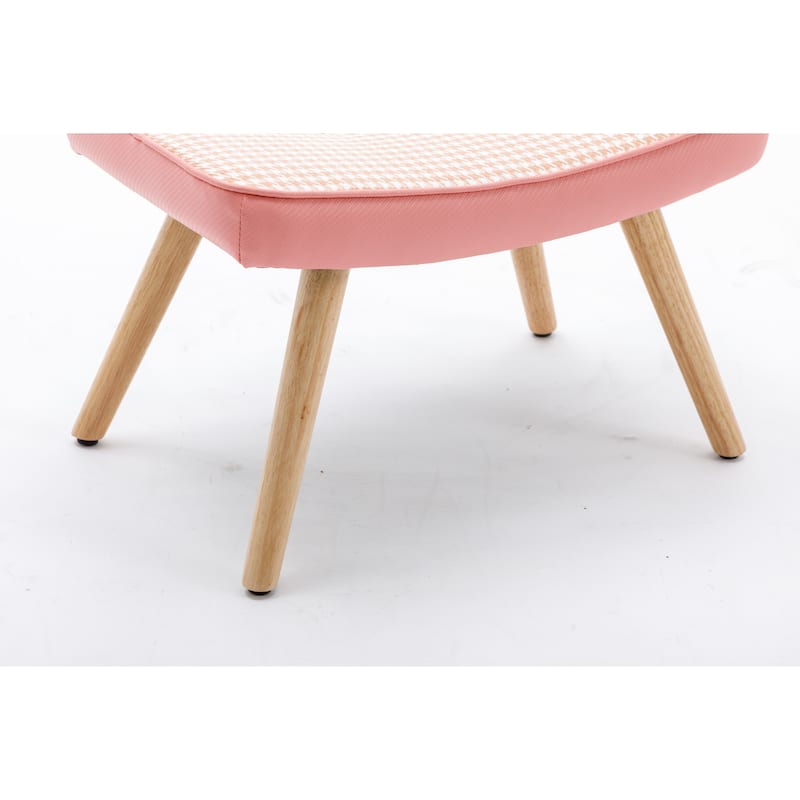 Wooden Step ottoman,Wooden Step Stool for Adults,Square Cushion Foot Stool,Small Stool with Non-Slip Pad,Wood Stool Suitable