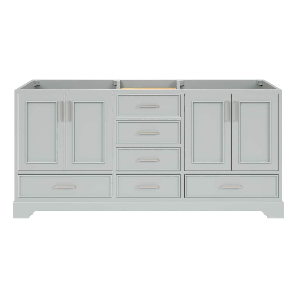 Ariel M072D-BC Stafford 73" Double Free Standing Vanity Cabinet Only