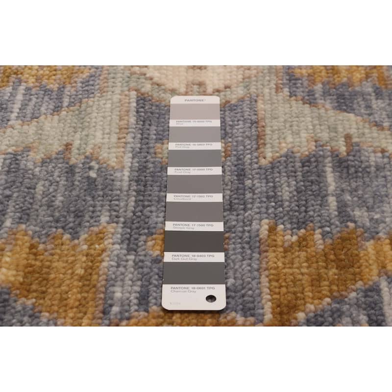 ECARPETGALLERY Hand-knotted Mystique Grey Wool Rug - 7' 10" x 10' 6"