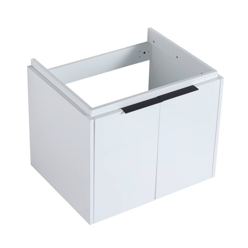 Beingnext 24"/36"/48"/60"/72"/84" Bathroom Vanity with Sink, Floating Bathroom Vanity with Soft Close Door and Shelf