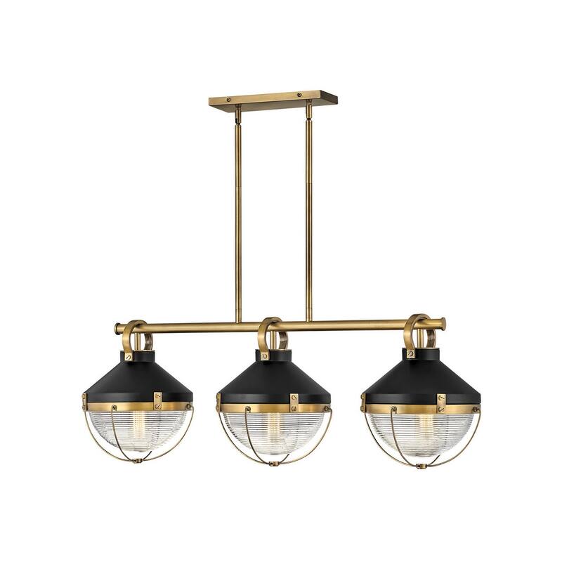 Hinkley Lighting 3 Light 42" Wide Linear Chandelier