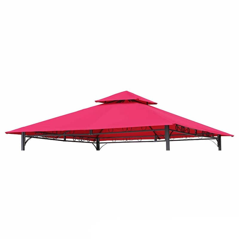 St. Kitts Replacement Canopy for YF-3136B Gazebo - 10 x 10 - Cranberry
