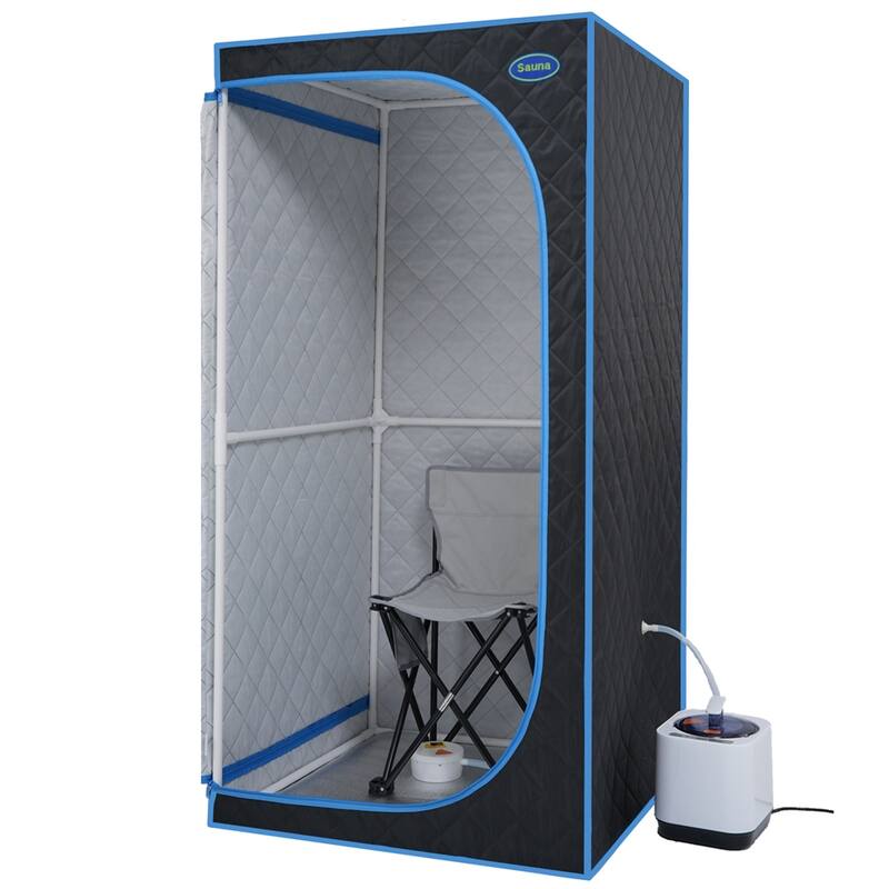 Portable Full Size Steam Sauna Tent with Steam Generator and Remote
