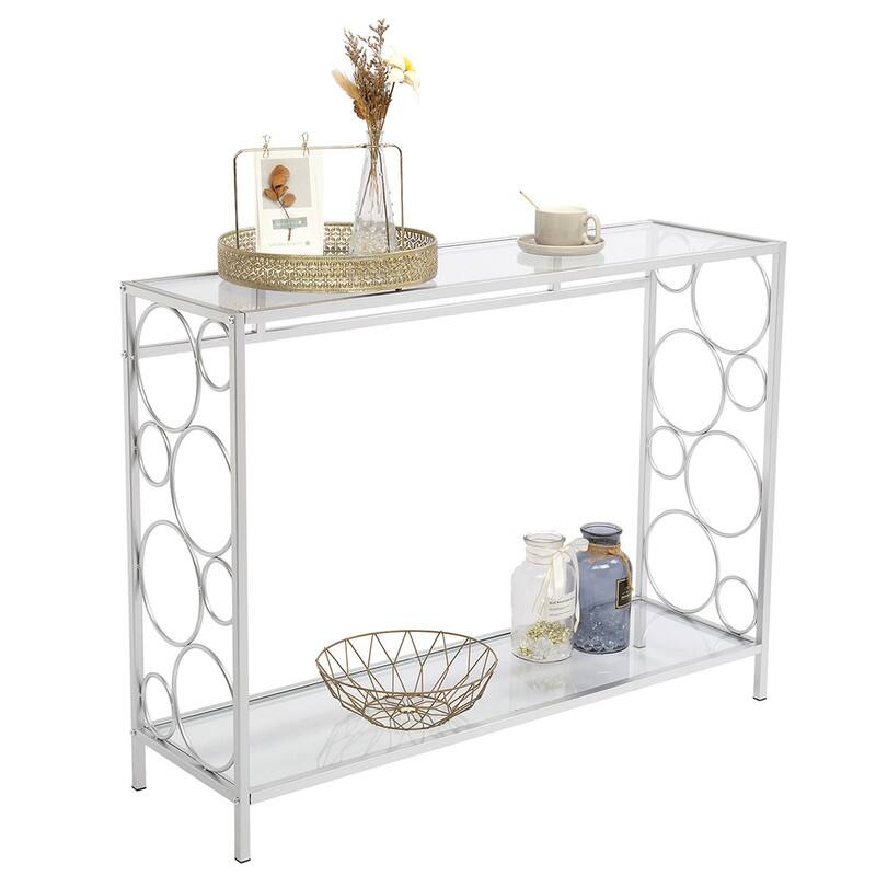 Console Table, Circle/Rectangle Shape