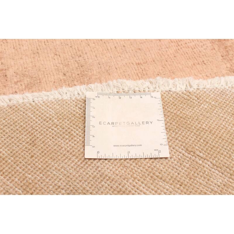ECARPETGALLERY Hand-knotted Vibrance Copper Wool Rug - 6'6 x 9'6