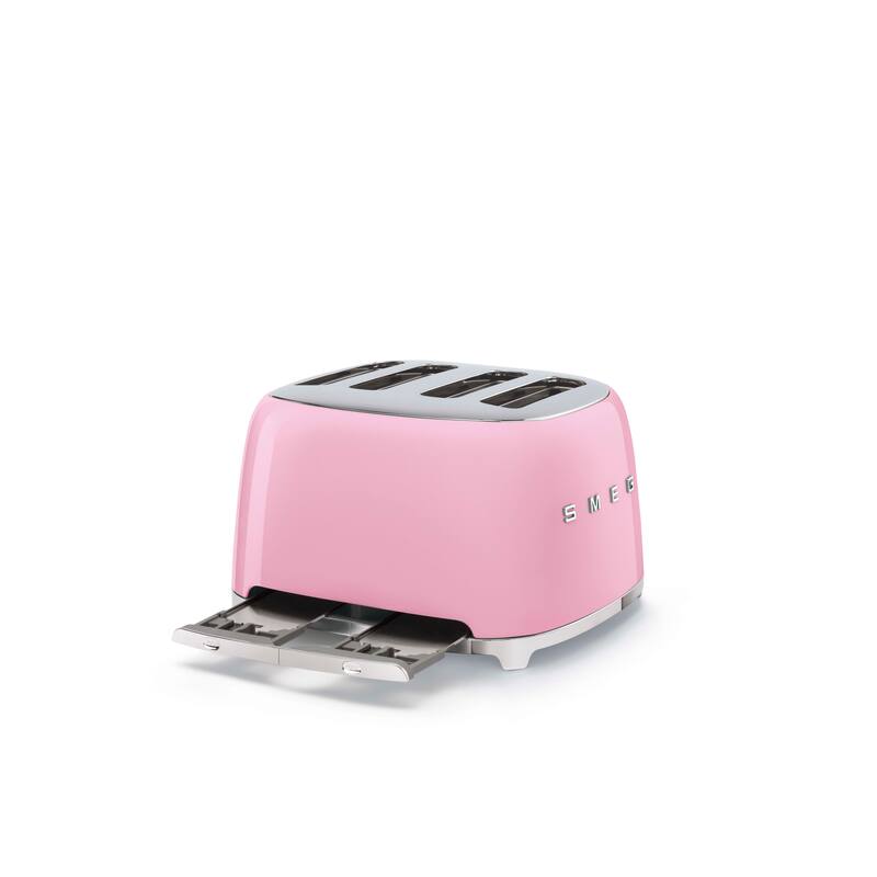 SMEG 4x4 Slot Toaster TSF03 - Black