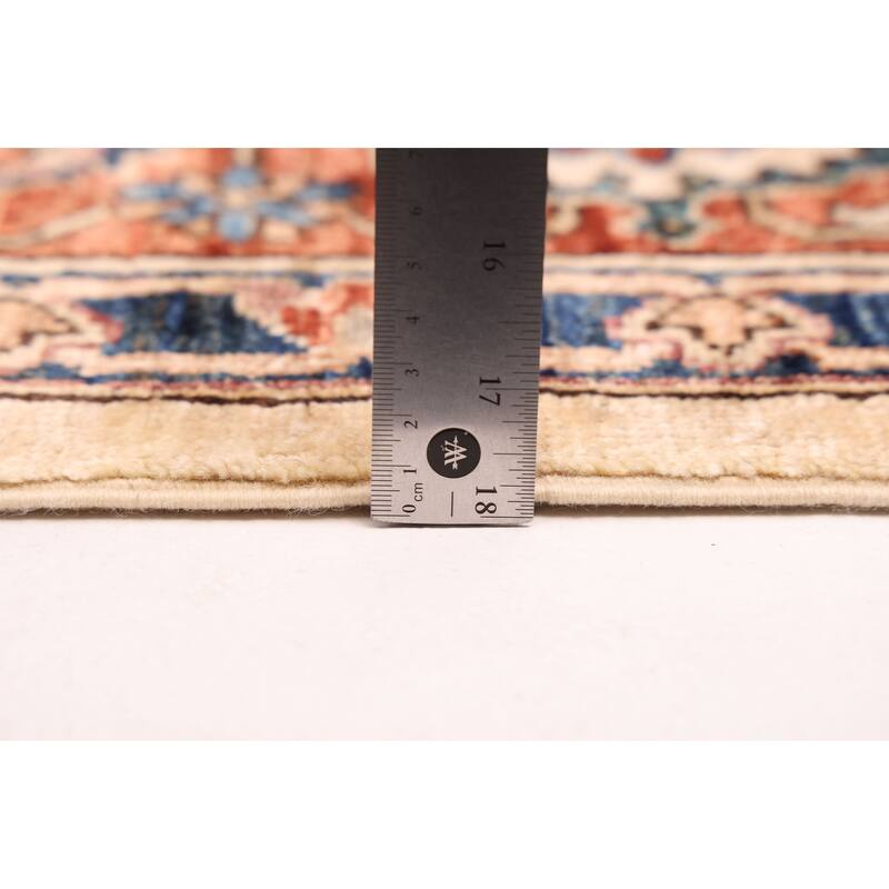 ECARPETGALLERY Hand-knotted Aryana Ivory Wool Rug - 8'0 x 9'11